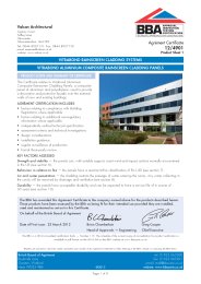 Valcan Architectural. Vitrabond rainscreen cladding systems. Vitrabond aluminium composite rainscreen cladding panels. Product sheet 1
