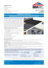 Xtratherm UK Ltd. Xtratherm Thin-R insulation. Xtratherm Thin-R flat roof insulation board (XT/FR-MG/BG). Product sheet 2