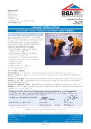 Fatra UK Ltd. Fatra roof covering systems. Fatrafol FF 810 and Fatrafol FF 810/V roof covering systems. Product sheet 1