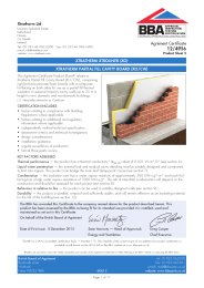 Xtratherm Ltd Xtratherm Xtroliner Xo Xtratherm Partial Fill Cavity Board Xo Cw Product