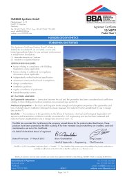 Huesker Synthetic GmbH. Huesker Geosynthetics. Stabilenka geotextiles. Product sheet 1