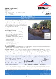 Huesker Synthetic GmbH. Fortrac geosynthetics. Fortrac R-MP Geogrids. Product sheet 2