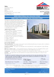 Weber. Weber.therm external wall insulation systems. Weber.therm XP ...