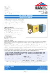 Sika Limited. Sika tanking membranes. SikaProof A membranes. Product sheet 1