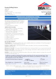 Firestone Building Products. Firestone roof waterproofing systems. Firestone RubberGard EPDM systems. Product sheet 1