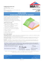 Techfab India Industries Ltd. Techgrid Geogrids. Techgrid Geogrids for ...