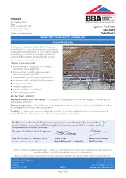 Premcrete. Premcrete damp-proof membranes. Hydroprufe DPM. Product sheet 1