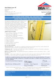 Saint Gobain Isover UK. Saint Gobain Isover internal wall insulation ...