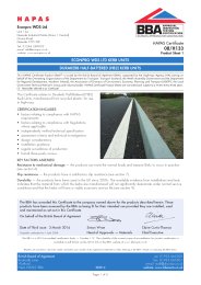 Econpro WDS Ltd. Econpro WDS Ltd kerb units. Durakerb half-battered (HB2) kerb units. Product sheet 1