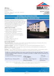 JUB d.o.o. JUB external wall insulation system. Jubizol MW external wall insulation system. Product sheet 2
