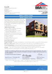 Terreal UK. Terreal cladding systems. Zephir cladding system. Product ...