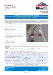 CEMEX UK Materials Ltd. CEMEX thin surfacing systems for highways. Viapave 10 mm thin surfacing system. Product sheet 3