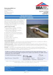 Bonar geosynthetics a.s. Bonar geosynthetics. Enka-Force G geotextiles. Product sheet 1