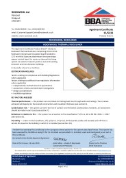 Rockwool Ltd. Rockwool RockLiner. Rockwool thermal RockLiner. Product sheet 1