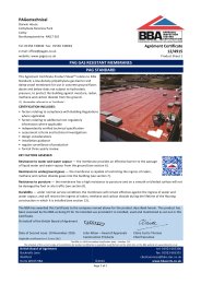PAGeotechnical. PAG gas resistant membranes. PAG Standard. Product sheet 1