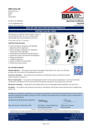 SIGA Cover AG. SIGA air and weathertightness products. Fentrim sealing tapes. Product sheet 1