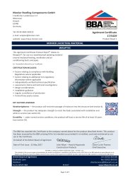 Monier Roofing Components GmbH. Monier jacketing material. Wraptec. Product sheet 1
