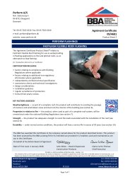 Perform A/S. Perform flashings. FastFlash flexible roof flashing. Product sheet 2