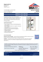 Siegenia-Aubi Ltd. Siegenia tilt and turn gear. Titan AF tilt and turn gear. Product sheet 1