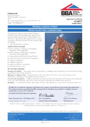 Prodema SA. Prodema cladding systems. ProdEX façade wall cladding ...