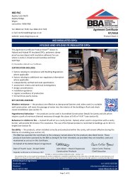 IKO PLC. IKO insulated DPCs. Hyload and Hyload FR insulated DPCs. Product sheet 1