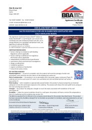 Don and Low Ltd. Don & Low roof linings. Daltex Roofshield for use in warm non-ventilated and cold ventilated roofs. Product sheet 1