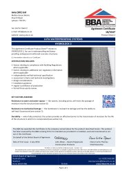 Juta (UK) Ltd. Juta waterproofing systems. Hydrolock 2. Product sheet 2