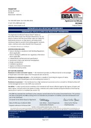 Icopal Ltd. Monarflex gas-resistant membranes. Monarflex Reflex Super gas-resistant membrane. Product sheet 1