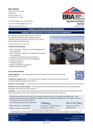 Sika Limited. Sarnafil Waterproofing Membranes. Sarnafil adhered roof waterproofing membrane. Product sheet 1