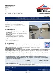 Seaman Corporation. FiberTite single-ply roofing membranes. FiberTite roofing membranes. Product sheet 1