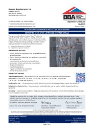 Boulder Developments Ltd. Boulder Developments Reflective Insulations. Superfoil SF19, SF19+, SF40 and SF60 for walls. Product sheet 1
