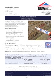 Alliance Remedial Supplies Ltd. Dryfix damp-proof systems. Dryfix ...