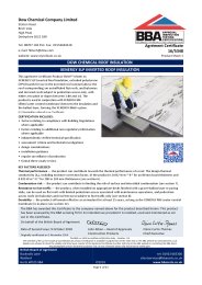 Dow Chemical Company Limited. Dow chemical roof insulation. Xenergy SLP ...