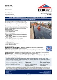 Juta (UK) Ltd. GP Titantech waterproofing, gas and hydrocarbon membranes. GP Titanflex membranes. Product sheet 1