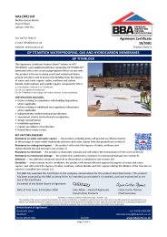 Juta (UK) Ltd. GP Titantech waterproofing, gas and hydrocarbon membranes. GP Titanlock. Product sheet 4