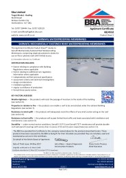 Sika Limited. Sarnafil waterproofing membranes. Sarnafil mechanically fastened roof waterproofing membranes. Product sheet 1