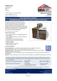 FP McCann Ltd. FP McCann Precast Concrete. Thermabeam insulated precast concrete ground floor system. Product sheet 1