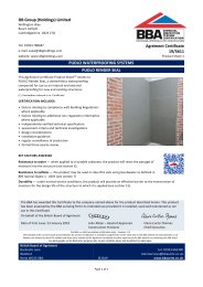 DB Group (Holdings) Limited. Pudlo waterproofing systems. Pudlo render seal. Product sheet 1