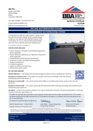IKO PLC. UPXL waterproofing systems. Guardian roof waterproofing system. Product sheet 1