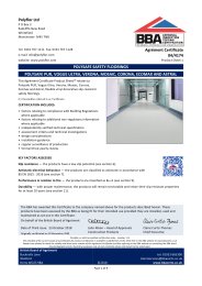 Polyflor Ltd. Polysafe safety floorings. Polysafe Standard PUR, Vogue Ultra, Verona, Mosaic, Corona, Ecomax and Astral. Product sheet 1