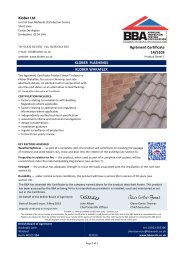 Klober Ltd. Klober flashings. Klober Wakaflex. Product sheet 1