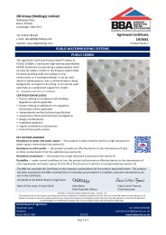 DB Group (Holdings) Limited. Pudlo waterproofing systems. Pudlo CD08M. Product sheet 2