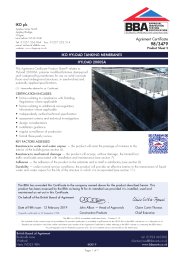 IKO plc. Hyload tanking membranes. Hyload 2000SA. Product sheet 2