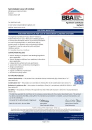 Saint-Gobain Isover UK Limited. Polterm Max Plus. Polterm Max Plus for use in rainscreen cladding systems. Product sheet 1