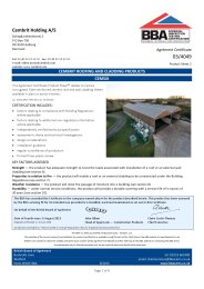Cembrit Holding A/S. Cembrit roofing and cladding products. Cemsix. Product sheet 2
