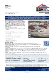 Bauder Ltd. Bakor hot-applied monolithic structural waterproofing system. Bakor 790-11EV hot-applied monolithic membrane system. Product sheet 1