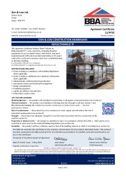 Don and Low Ltd. Don and Low construction membranes. Reflectashield TF breather membrane. Product sheet 1