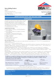 Quinn Building Products. Aircrete building blocks and thin-joint system. Quinn-Lite B5. Product sheet 2