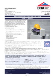 Quinn Building Products. Aircrete building blocks and thin-joint system. Quinn-Lite Seven (B7). Product sheet 3