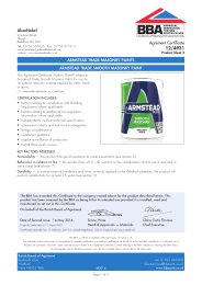 AkzoNobel. Armstead trade masonry paints. Armstead Trade smooth masonry paint. Product sheet 2